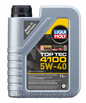 картинка LIQUI MOLY Top Tec 4100 5W-40 | НС-синтетическое | Фирменный магазин