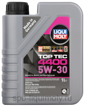 картинка LIQUI MOLY Top Tec 4400 5W-30 | НС-синтетическое | Фирменный магазин