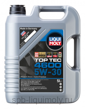 картинка LIQUI MOLY Top Tec 4600 5W-30 | НС-синтетическое | Фирменный магазин