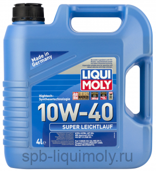 картинка LIQUI MOLY Super Leichtlauf 10W-40 | НС-синтетическое | Фирменный магазин