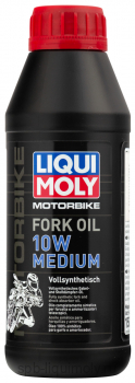 картинка LIQUI MOLY Motorbike Fork Oil Medium 10W | Синтетическое  | Фирменный магазин
