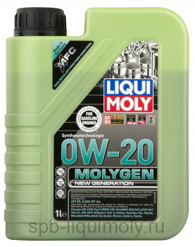 картинка LIQUI MOLY Molygen New Generation 0W-20 | НС-синтетическое | Фирменный магазин