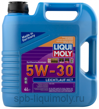 картинка LIQUI MOLY Leichtlauf HC 7 5W-30 | НС-синтетическое | Фирменный магазин