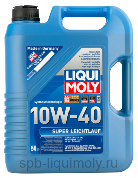 картинка LIQUI MOLY Super Leichtlauf 10W-40 | НС-синтетическое | Фирменный магазин