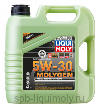 картинка LIQUI MOLY Molygen New Generation 5W-30 | НС-синтетическое | Фирменный магазин