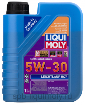 картинка LIQUI MOLY Leichtlauf HC 7 5W-30 | НС-синтетическое | Фирменный магазин