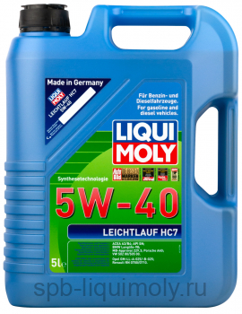 картинка LIQUI MOLY Leichtlauf HC 7 5W-40 | НС-синтетическое | Фирменный магазин